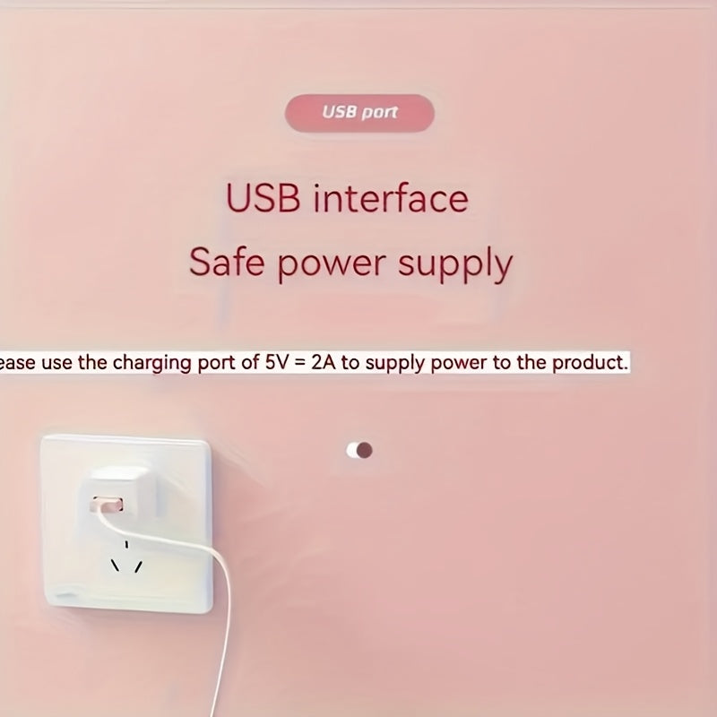 Touch-Activated Heating Coaster USB Powered with 3 Temperatures for Office Camping