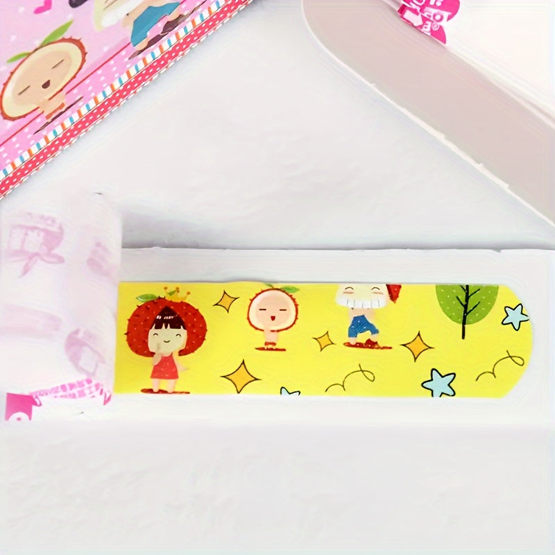 120 мультяшных животных на пластырях для детей и взрослых, водонепроницаемые гипоаллергенные ПЭ-патчи