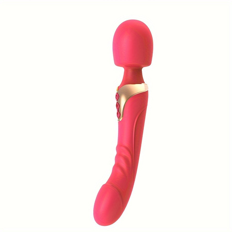 Ayollar uchun Silikonli Ikki Motorli Vibrator, 10 Ta Rejimli G-Spot Stimulyatori