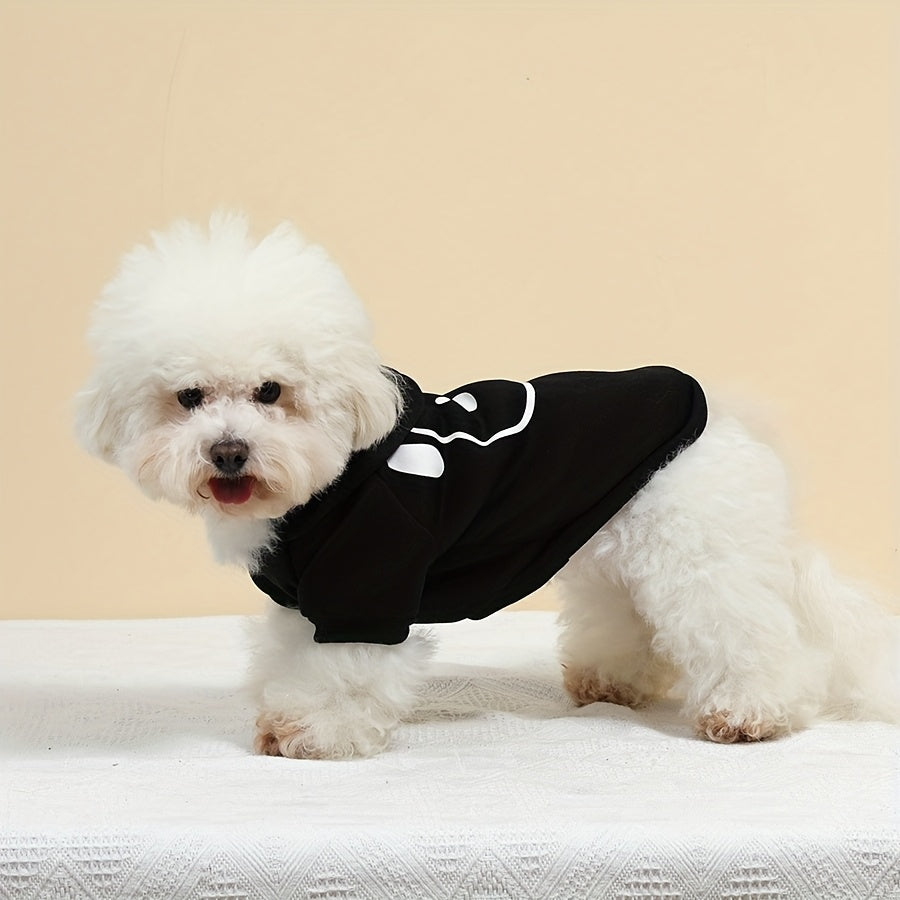 Winter Pet Hoodie for Small and Medium Dogs and Cats Knit Polyester Pullover Sweater
