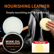 Leather Care Nourishing Cream 60G/2.11Oz for Leather Jackets Shoes Bags