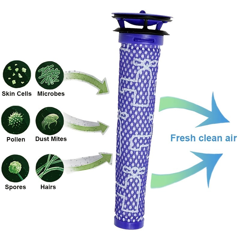 Fette Filter Part # 965661-01 - Dyson V6, V7, V8, DC62, DC61, DC58, DC59, DC74 changyutgichlari bilan mos keladi