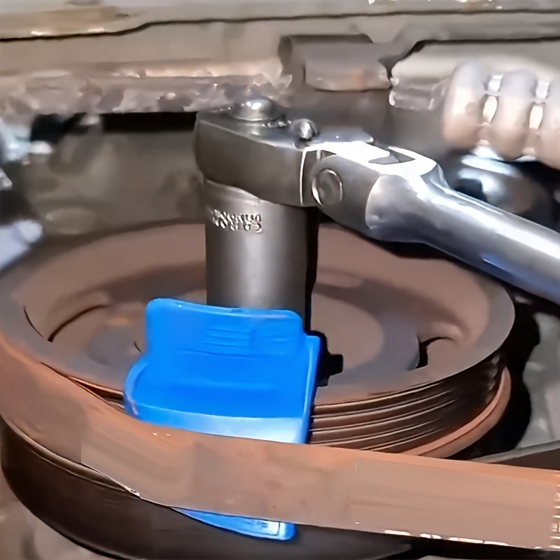 Auto Repair Timing Belt Tool Set — Blue Plastic Handle, Belt Removal and Installation