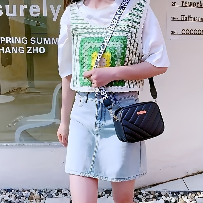 Small Square Crossbody Bag for Women with Phone and Wallet Compartments in Multiple Colors