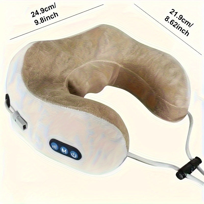 U-Shaped Neck Massager with Memory Foam and USB Rechargeable Battery