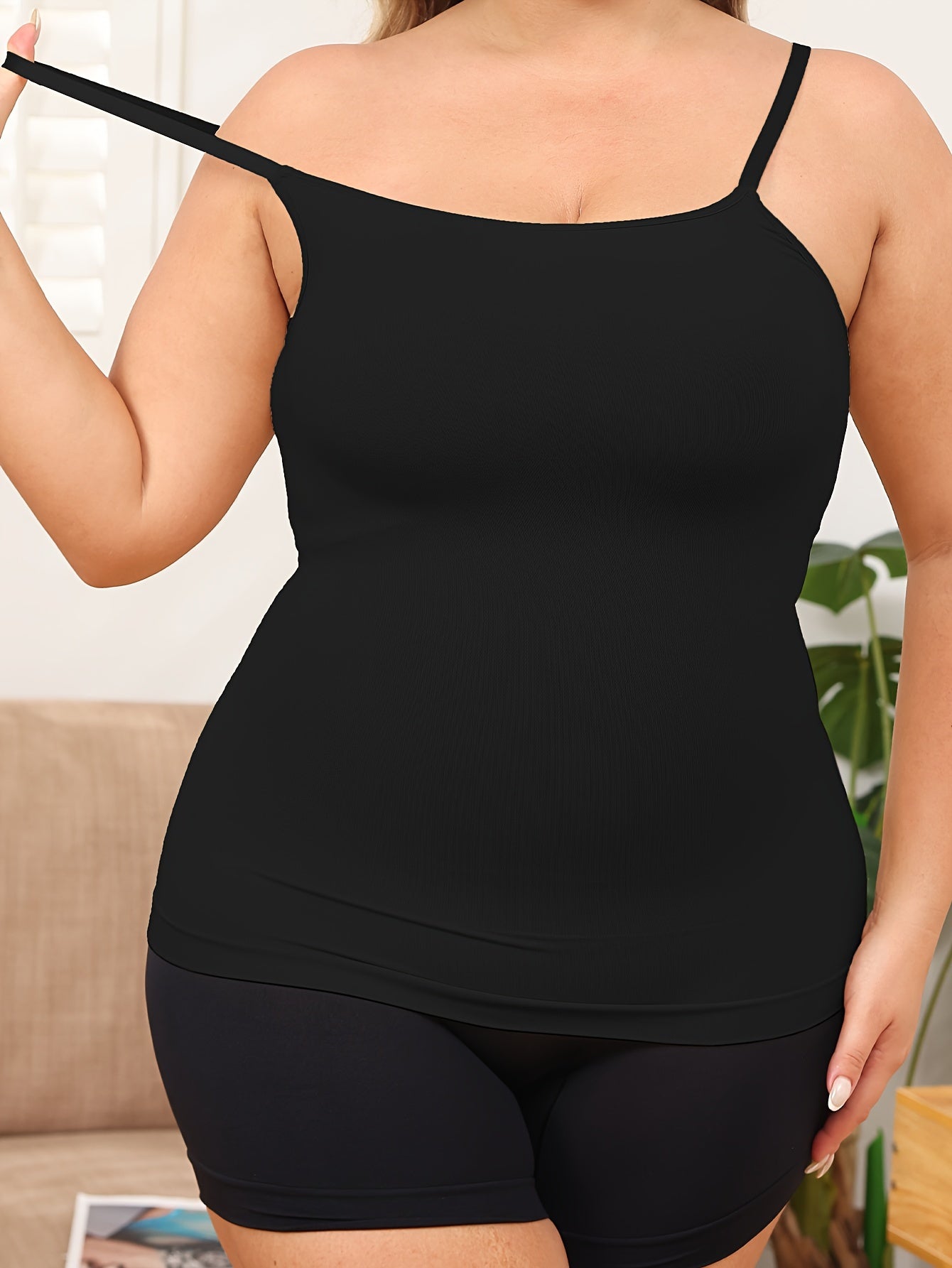 Women’s Plus Size Seamless Breathable Yoga Tank Top Pack Tummy Control