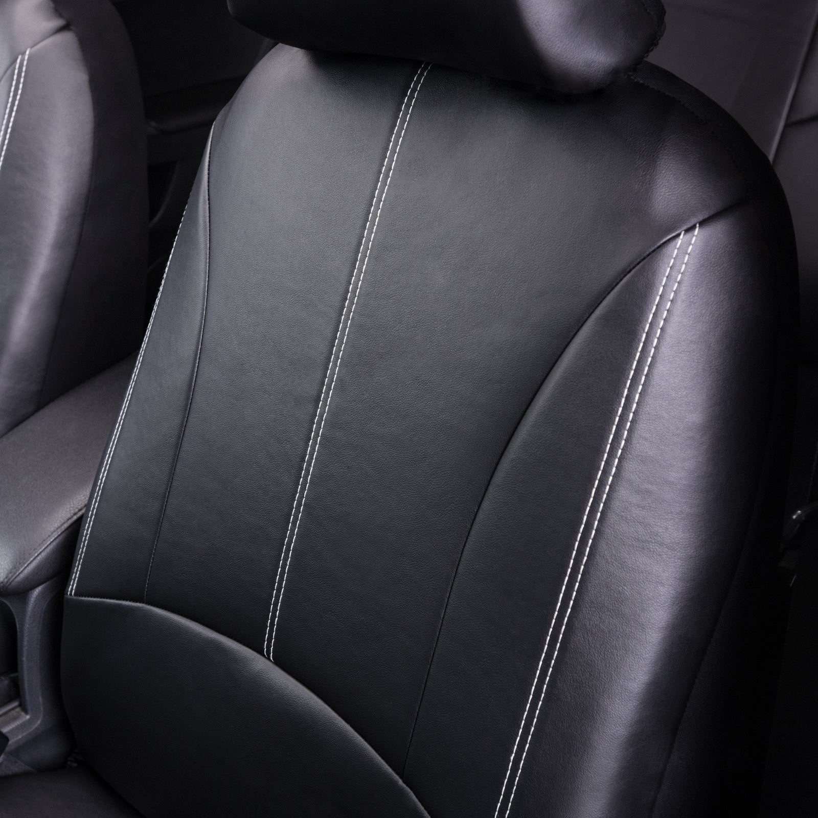 9-Donali PU charm qoʻltiq avtomobil oʻrindiq qoplami toʻplami universal moslik bilan havfsizlik yostiqchasi bilan mos keladi