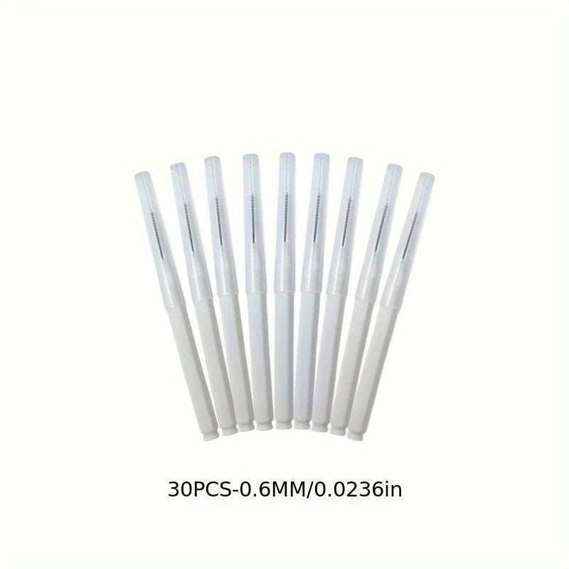 Interdental Brush I-Shaped Straight Bracket 30Pcs Pack Tooth Cleaner