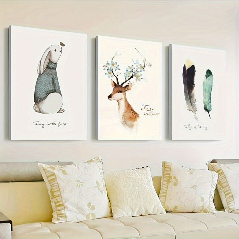 Modern Pine Wood Picture Frame Kit for DIY Canvas Art Oil and Diamond Painting Home Decor