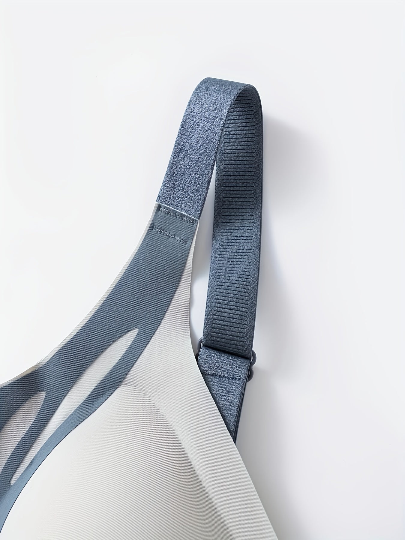 Women Seamless Sports Bras Plus Size High Support Non-Padded Black White Grey Navy