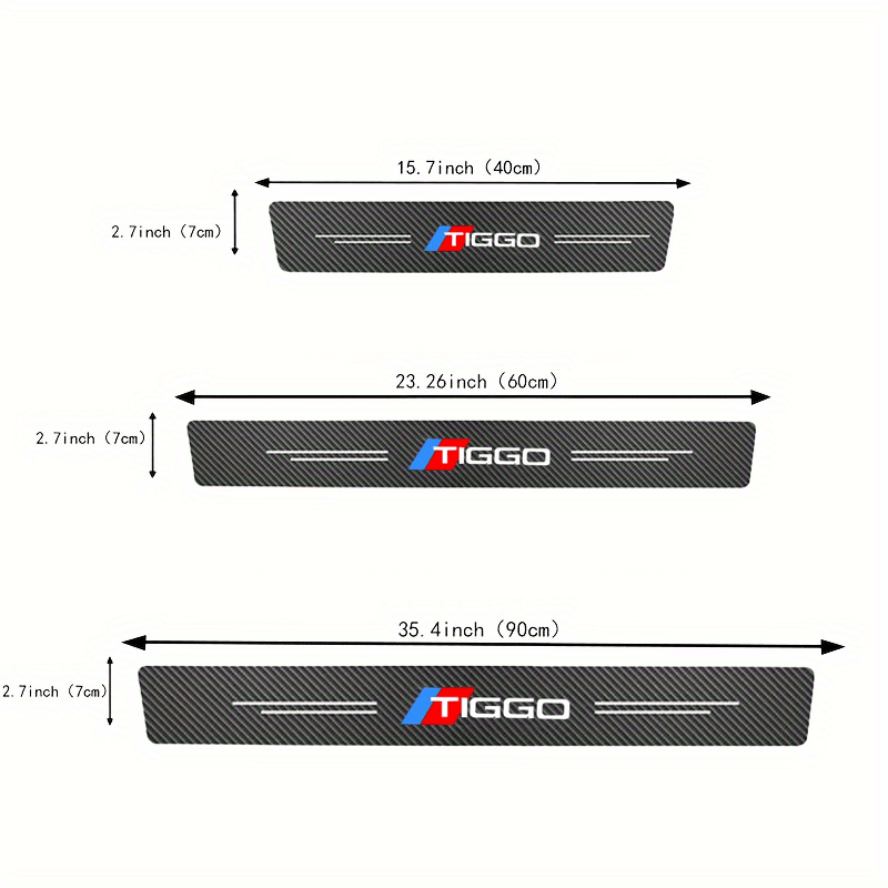 Car Door Sill Protector Set Anti-Scratch Door Entry Accessories for Vehicles