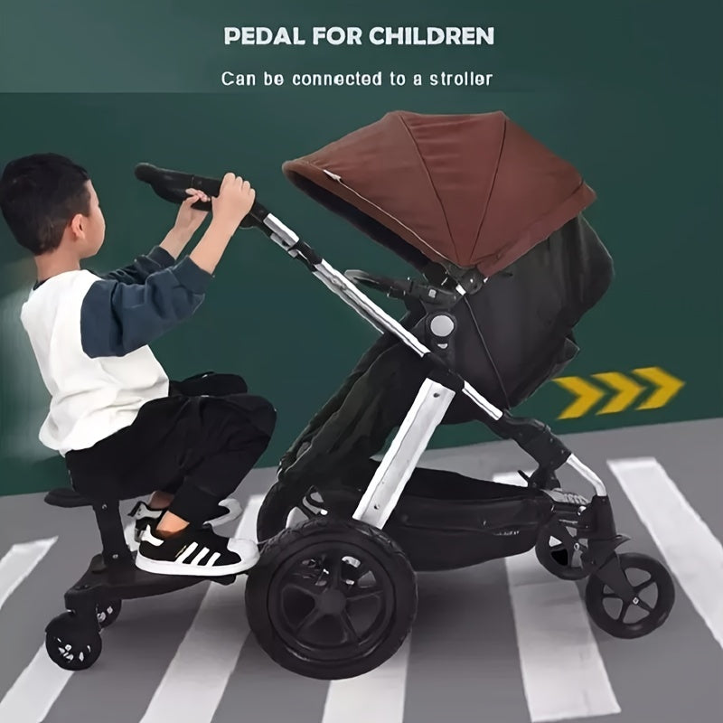 Universal 2-in-1 Stroller with Glider Board and Seat for Outdoor Travel