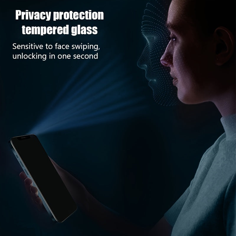 2 шт. Защитное стекло для конфиденциальности для телефонов Redmi Note, закаленное стекло, анти-сквозняк, антиотпечаток пальца