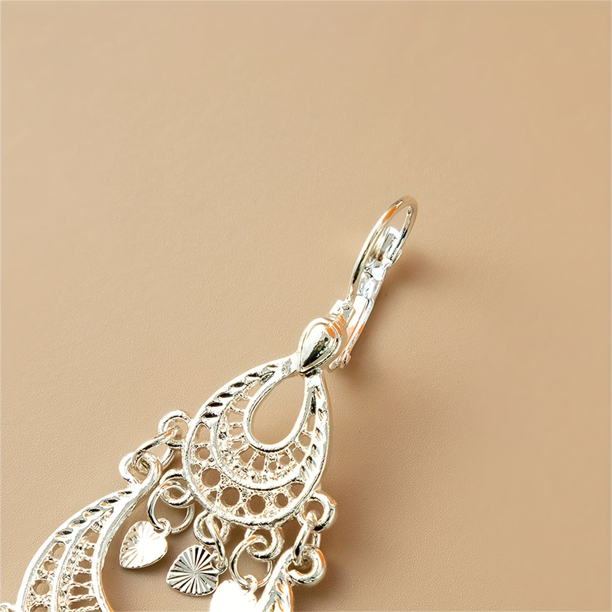 Vintage Arabic Style Lady Moon Bay Droplet Earrings for Weddings and Elegant Events