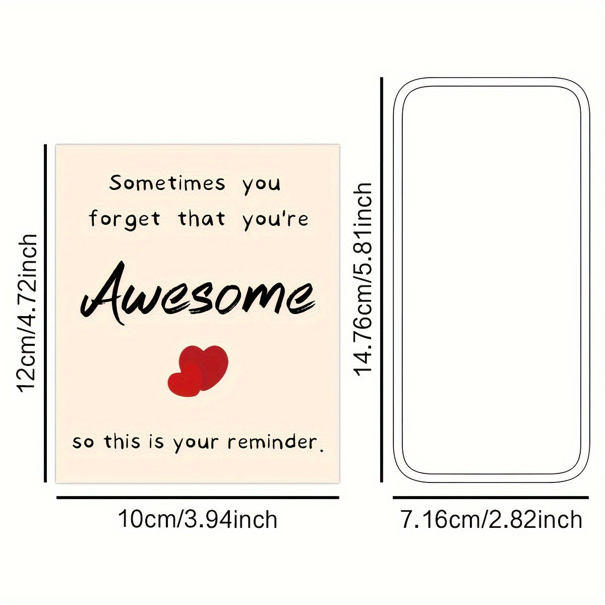 4-Pack Wine Labels for Parties and Birthdays, "You're Awesome" Gift Tags