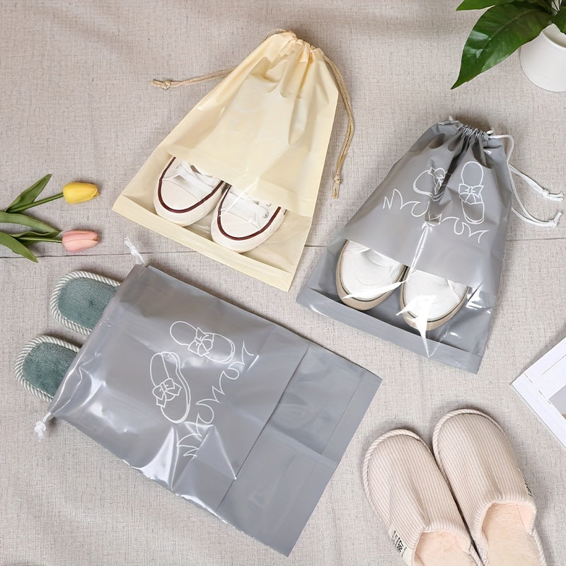 Подвесной органайзер для обуви, прозрачный, пылезащитный, для путешествий, для хранения белой обуви