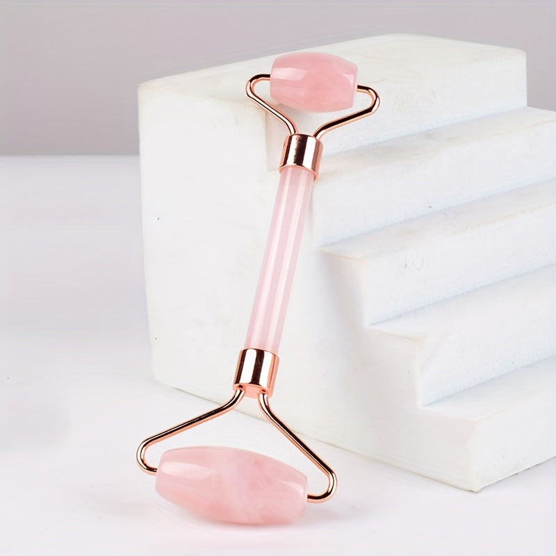 Facial Massage Tools Set Dual Head Roller Heart-Shaped Scraping Board Odorless Battery-Free