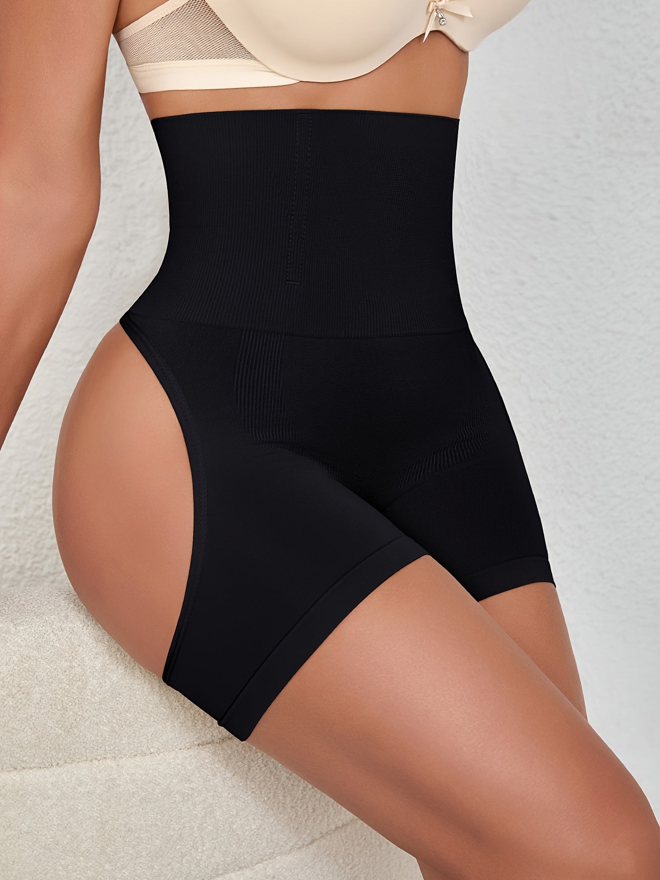 High-Waisted Tummy Control Panties for Women with Buttocks Lifting Body Shaping Shorts