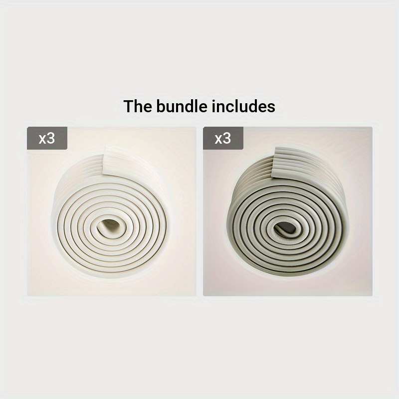 Protector de esquina de pared con acolchado suave para esquina de pared y borde de mesa tira anticolisión