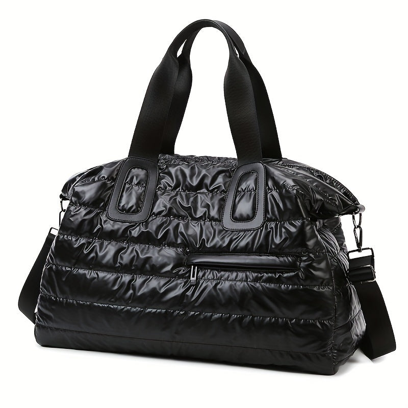 Bolsa de hombro de tela Oxford impermeable con gran capacidad y pequeño almacenamiento interno para viajes informales y desplazamientos