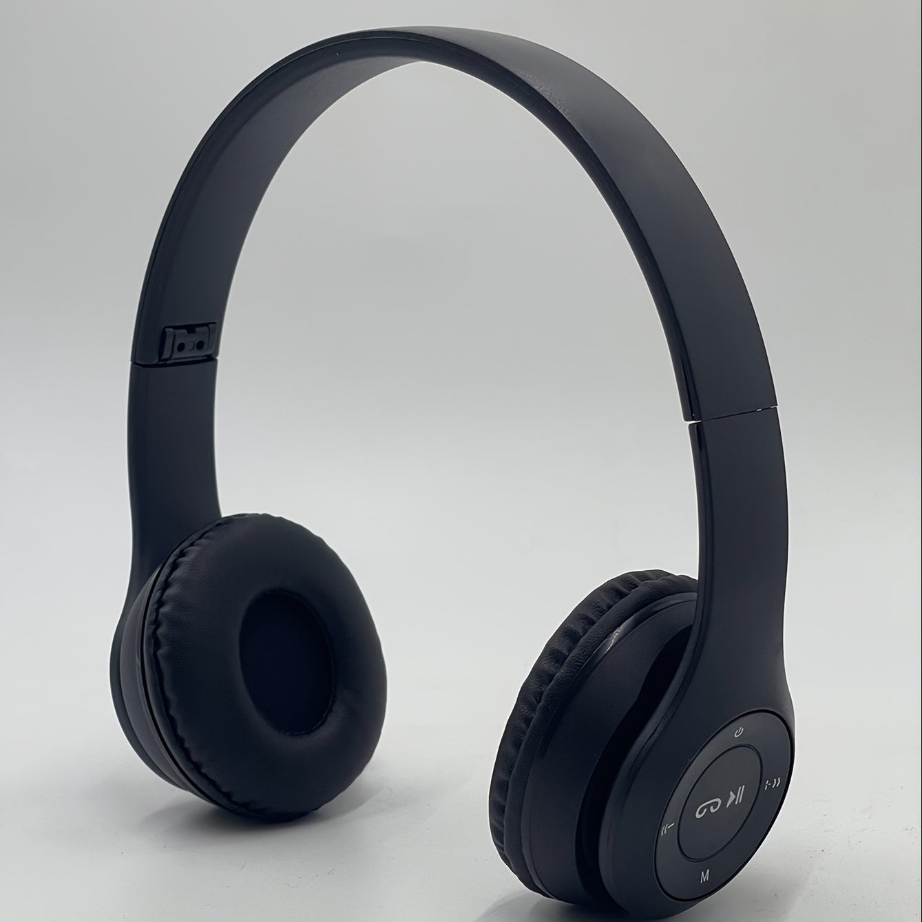 Over-Ear Wireless Headphones Black with Colorful Accents Padded Ear Cups Gaming Console Compatible