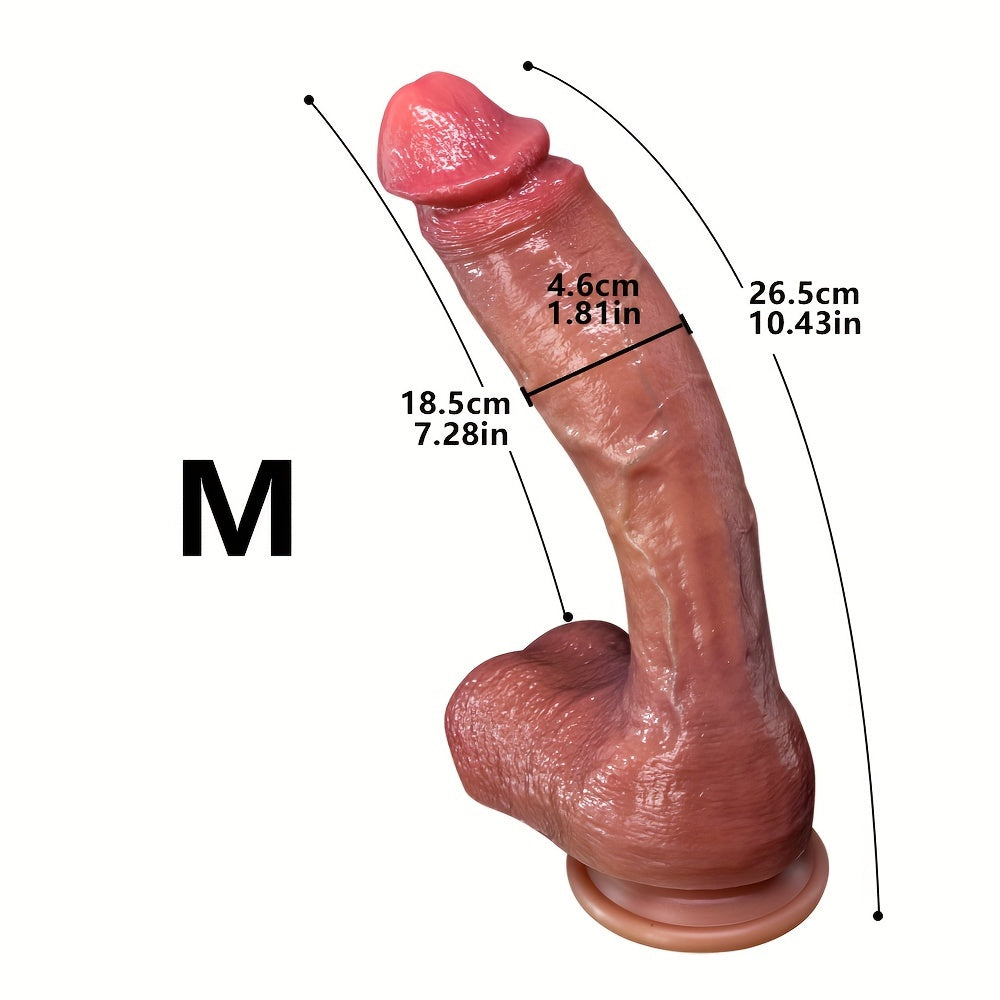 Women Silicone Dildo with Multiple Sizes and Anal Plug