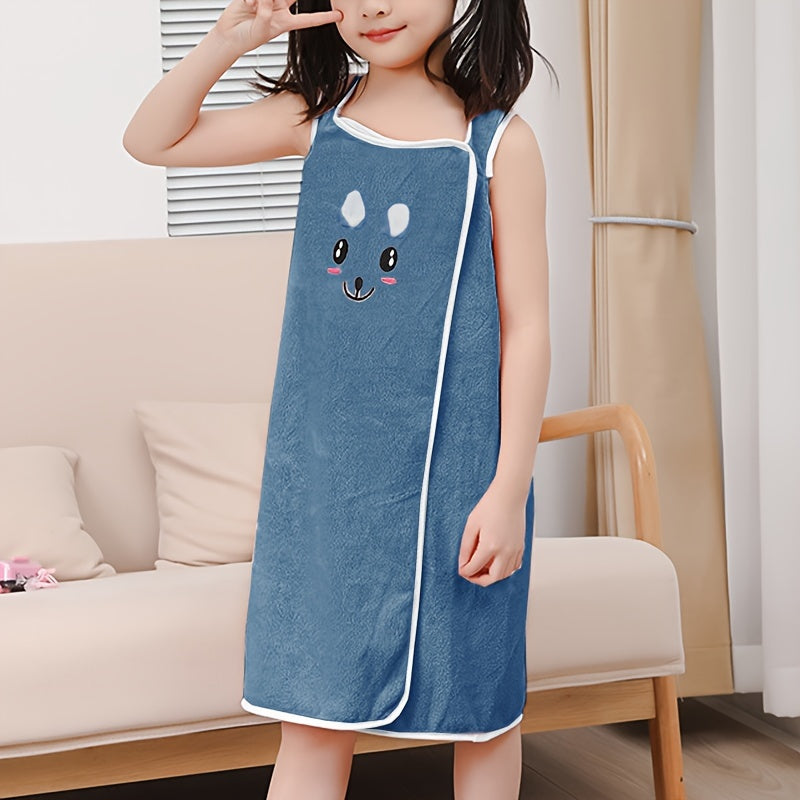 Baby Bath Towel with Rabbit Ears Soft Cotton Kids Towels for Children