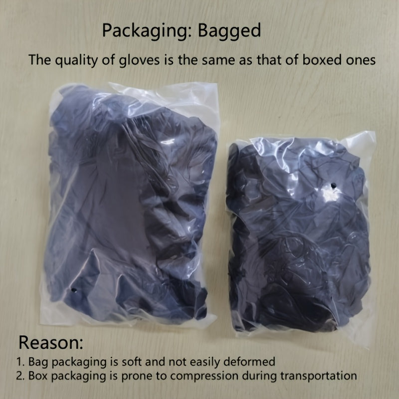 Black Disposable Cleaning Gloves 20/50 Pcs Waterproof Durable for Kitchen Pet Hair Dyeing