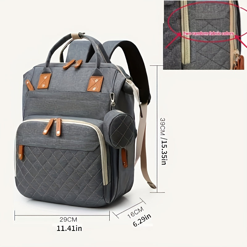 Diaper Bag for Moms with Multiple Compartments Portable Baby Storage Backpack for Milk Bottles Diapers and Essentials