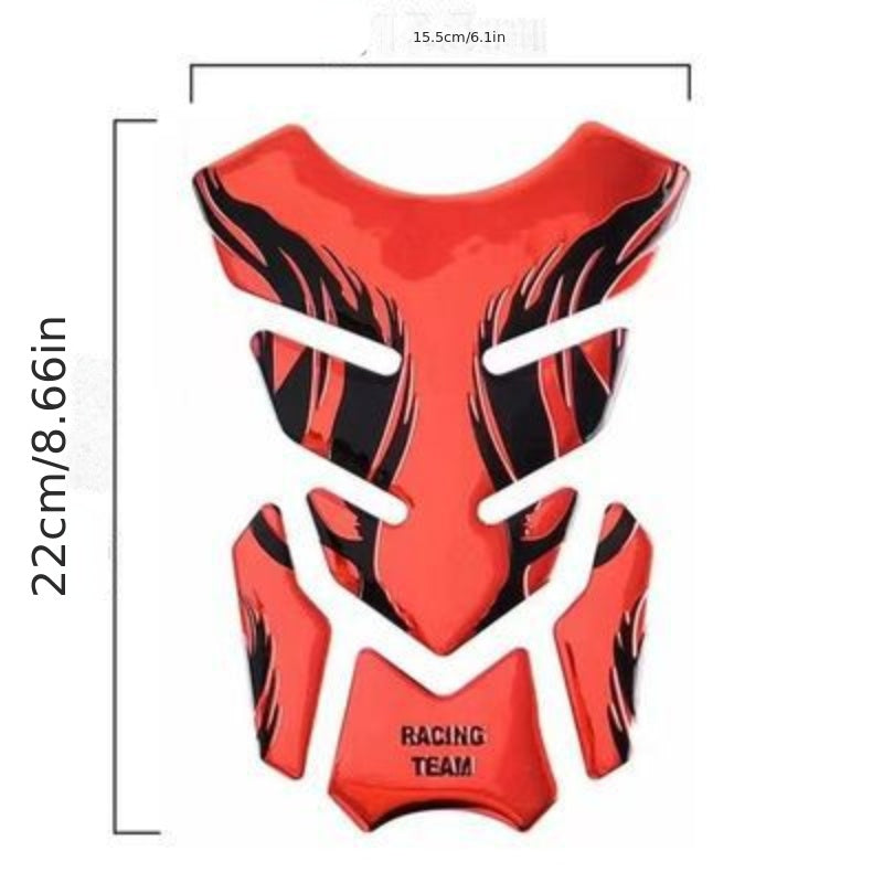 Motorcycle Fuel Tank Cover Sticker Waterproof Scratch-Resistant Fishbone Protector