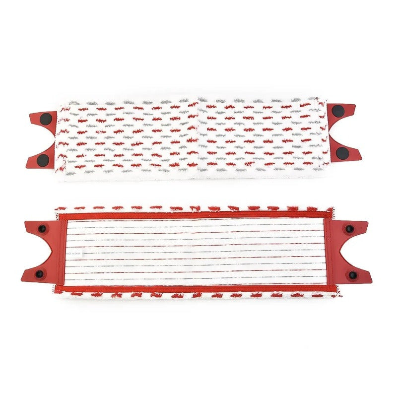 Set of 2 Microfiber Mop Pads for Fast Drying and Machine Washable Floor Cleaning