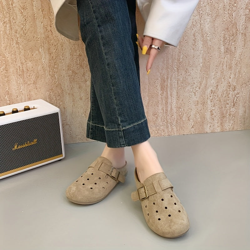 Women’s Slip-On Shoes Vintage Slippers Cushioned EVA Non-Slip TPR All-Season