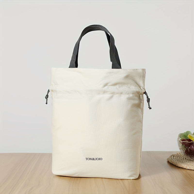 Rectangular Knitted Thermal Food Carrier Tote for Hot and Cold Meals