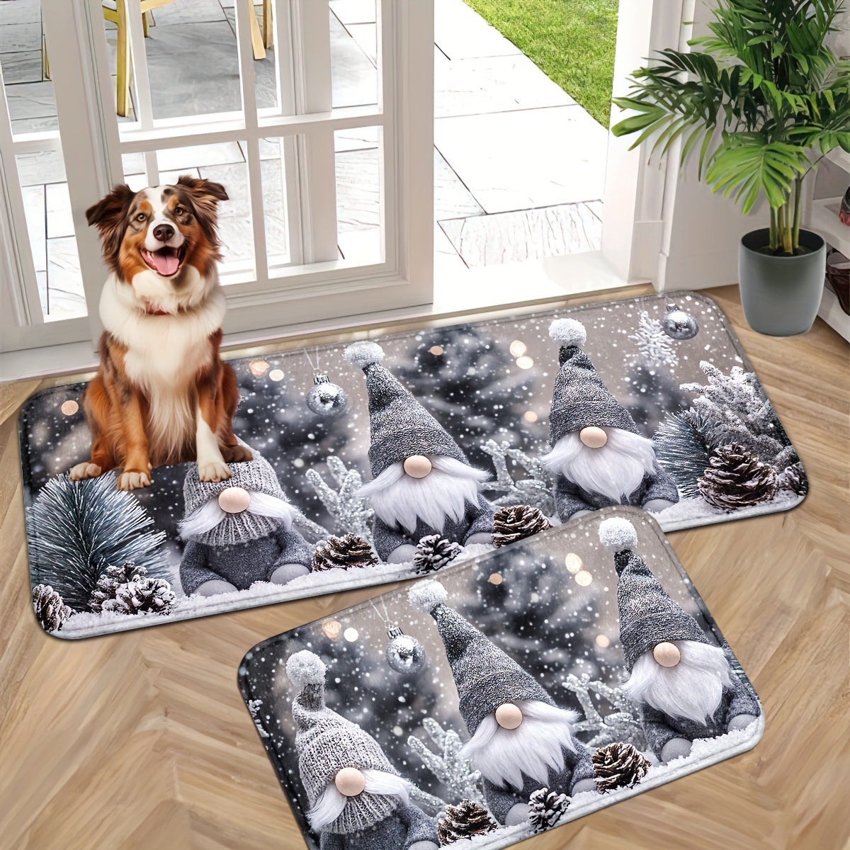 Rojdestvo Dwarf eshigi mato ichki tashqi hammom sovgʻa