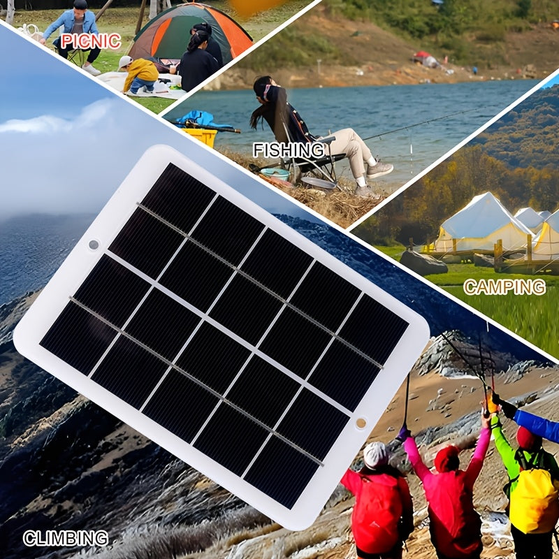 Portable Solar Panel Charger for Camping and Outdoor Use Removable Magnetic Solar Power