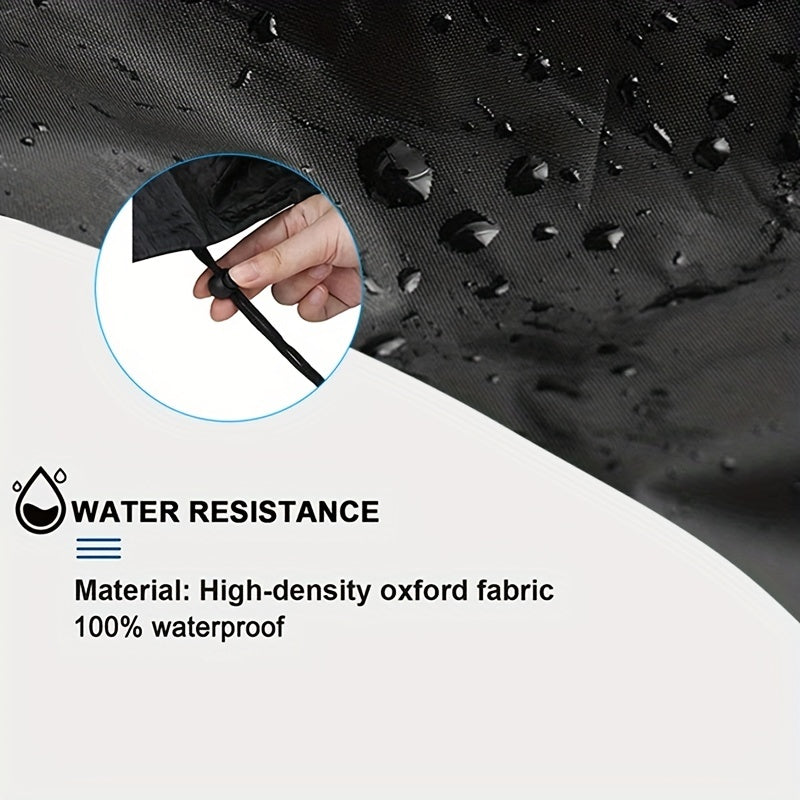 Waterproof Outdoor Furniture Cover for Garden Loveseat Patio Beach Chairs Black Dustproof UV Resistant