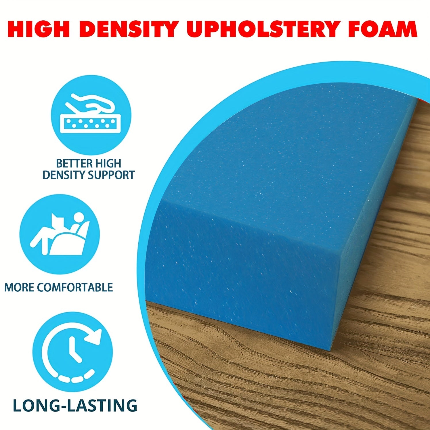 Waterproof Deep Seat Cushion with Zippered Backrest 60.96x60.96x10.16 cm Indoor Outdoor