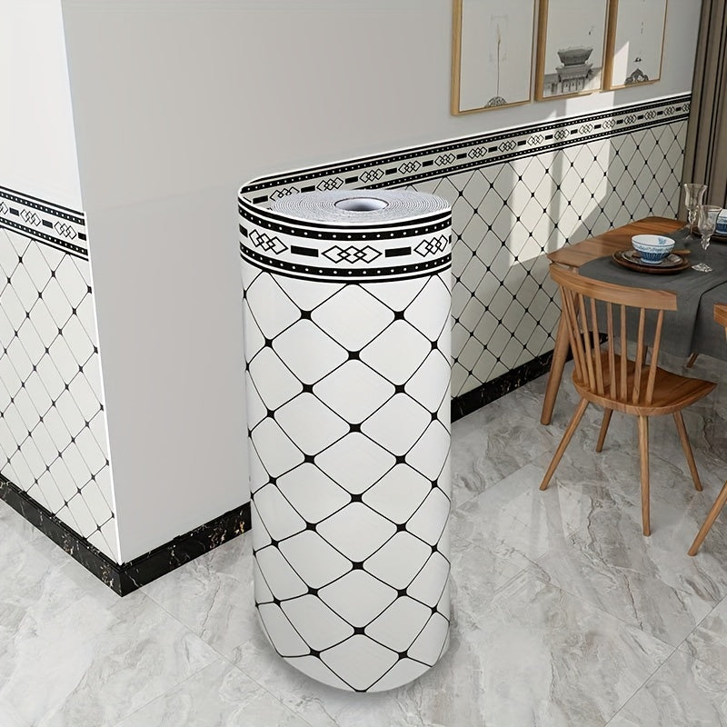 Waterproof PVC Vintage Gray Brick Wall Panel 3D Peel and Stick 90cm x 3m