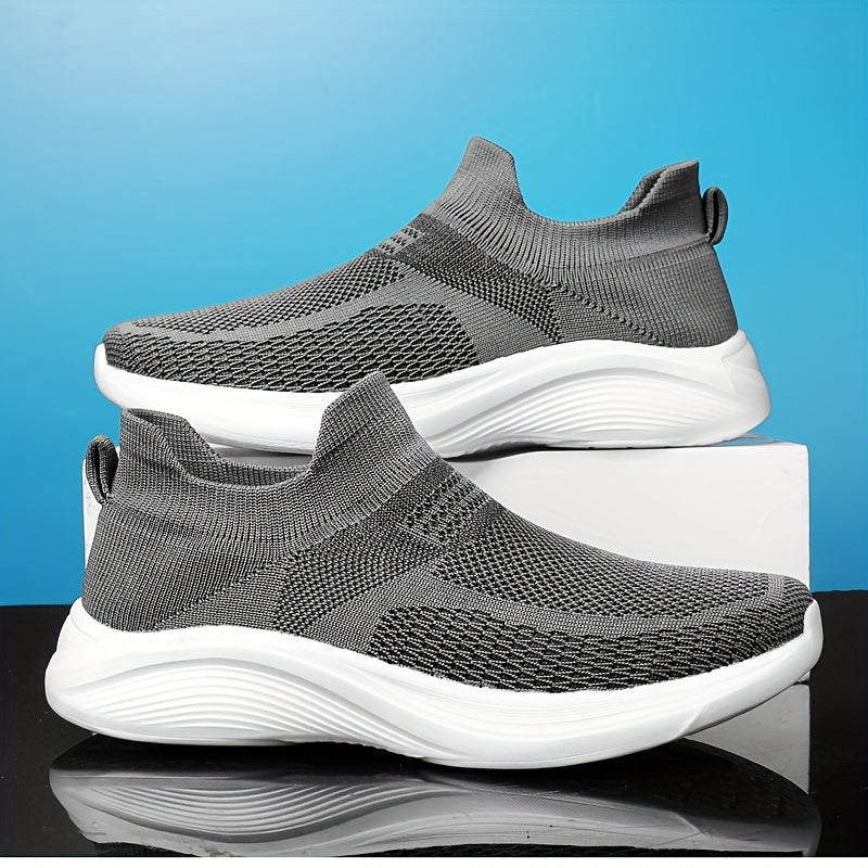 Zapatos ligeros y transpirables para hombre, fáciles de poner, para correr, hacer senderismo, acampar y usar durante todo el año