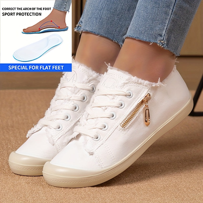 Unisex Spring Fleece Casual Flat Sports Shoes for Students