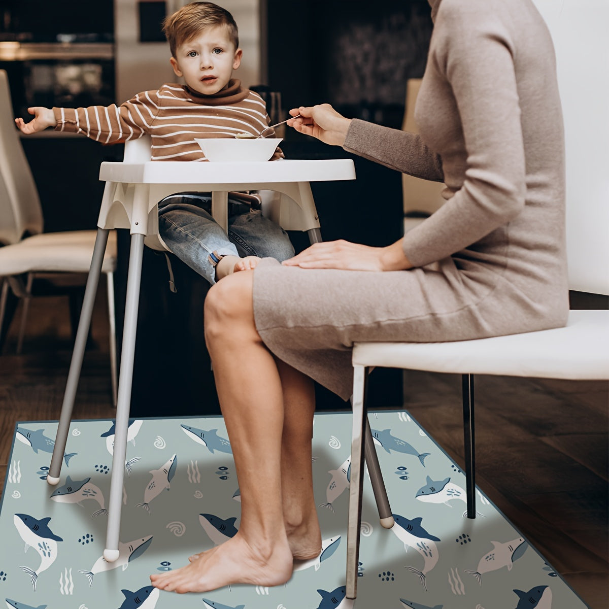 Baby Play Mat Waterproof Foldable Non-Slip Tummy Time 109cm for Infants