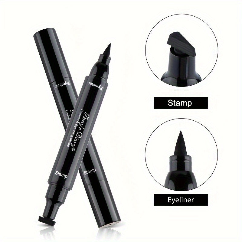 Women's Eyeliner Stamp Pen Waterproof Fast Dry Smudge Proof Long Lasting