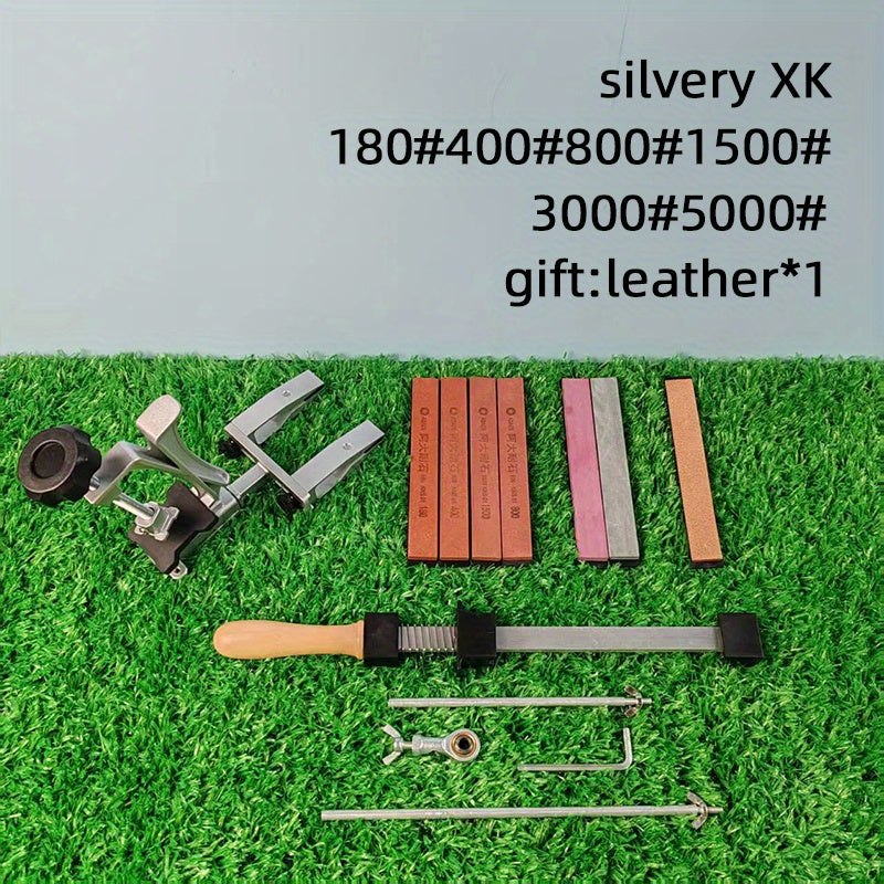 Kitchen Knife Sharpener Kit Adjustable Fixed Angle Easy Sharpening Horizontal Vertical
