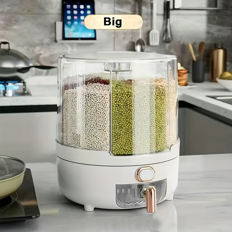 Large Capacity Plastic Grain Storage Container Moisture-Proof Insect-Proof Reusable