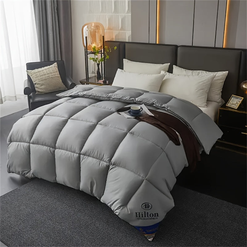 All-Season Ultra-Soft Polyester Comforter for Hotel Bedrooms and Gifts