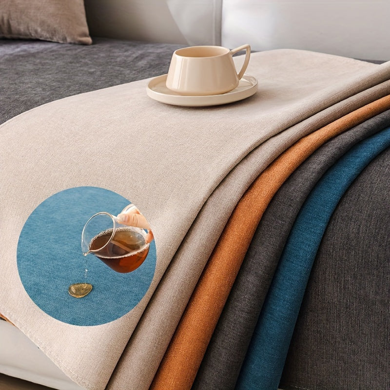 1 dona Chenille oddiy divan qoplamasi, barcha mavsumlar uchun universal qoplama, yostiq qopqog'i va orqa yostiq qopqog'ini o'z ichiga oladi. Divan yostiqlarini himoya qiladi, turli xonalar va uy bezaklari uchun mos keladi.