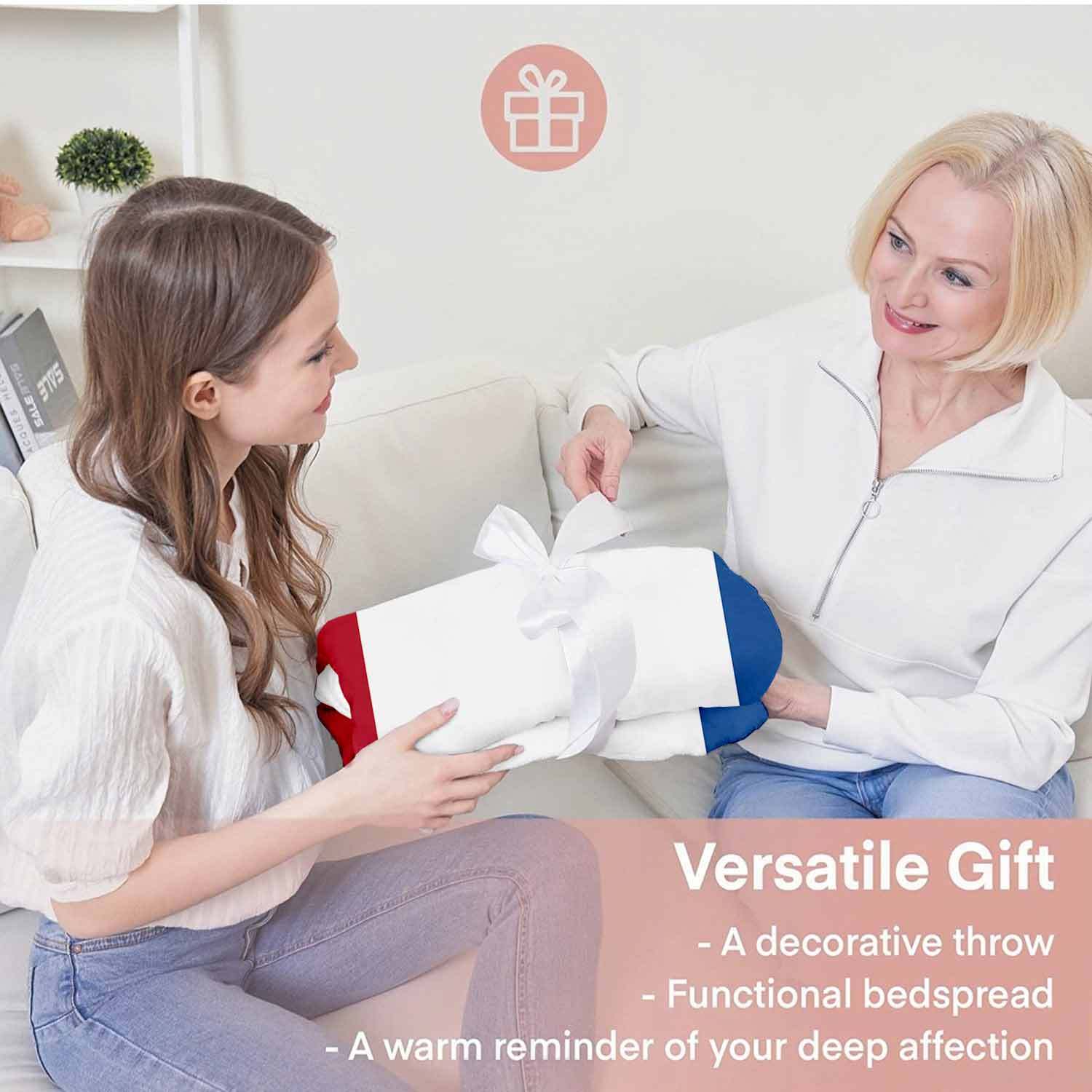 Dutch Flag Flannel Blanket Modern Design Vibrant Print Cozy Comfortable for Home or Office