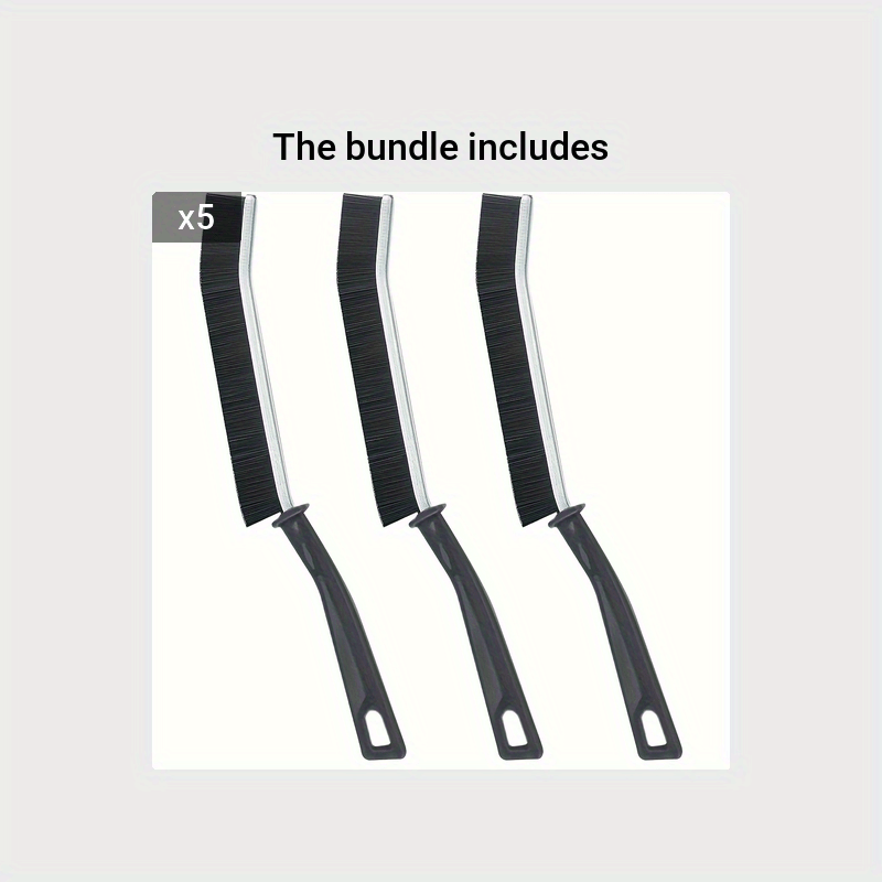 3pcs Crevice Cleaning Brush Hard Bristle Gap and Grout Cleaner Tools