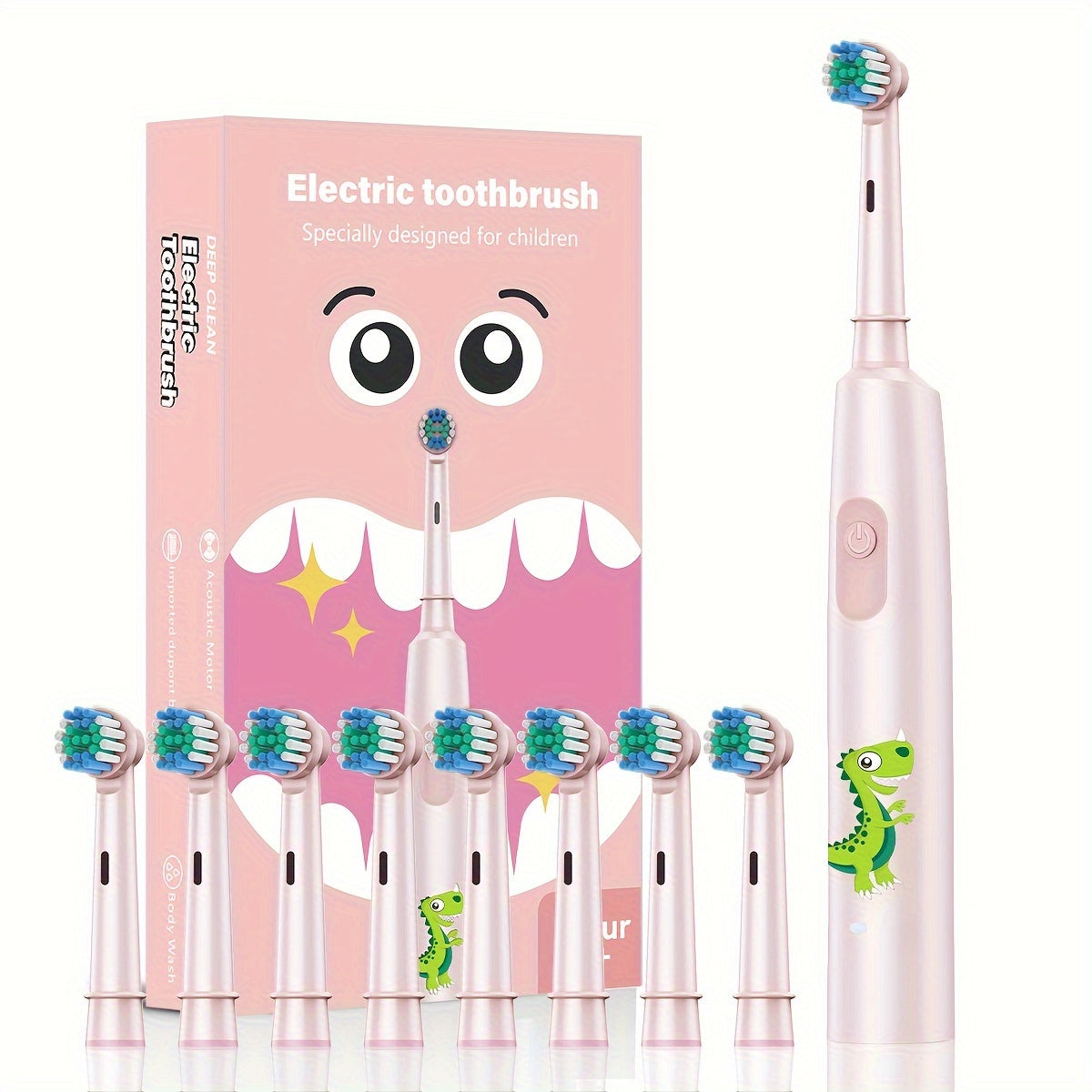 Electric Toothbrush Soft Bristles 3 Modes for Adults and Kids