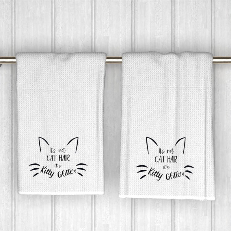 Set of 2 Cat Hair Removal Towels, Soft Polyester, 45.72x66.04 cm, Machine Washable